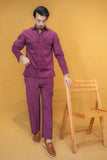 Plum Corduroy Modern Tailored Set