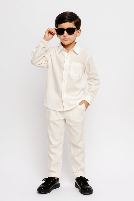 OFF White Modern Suit