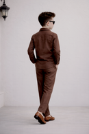 Brown Modern Suit