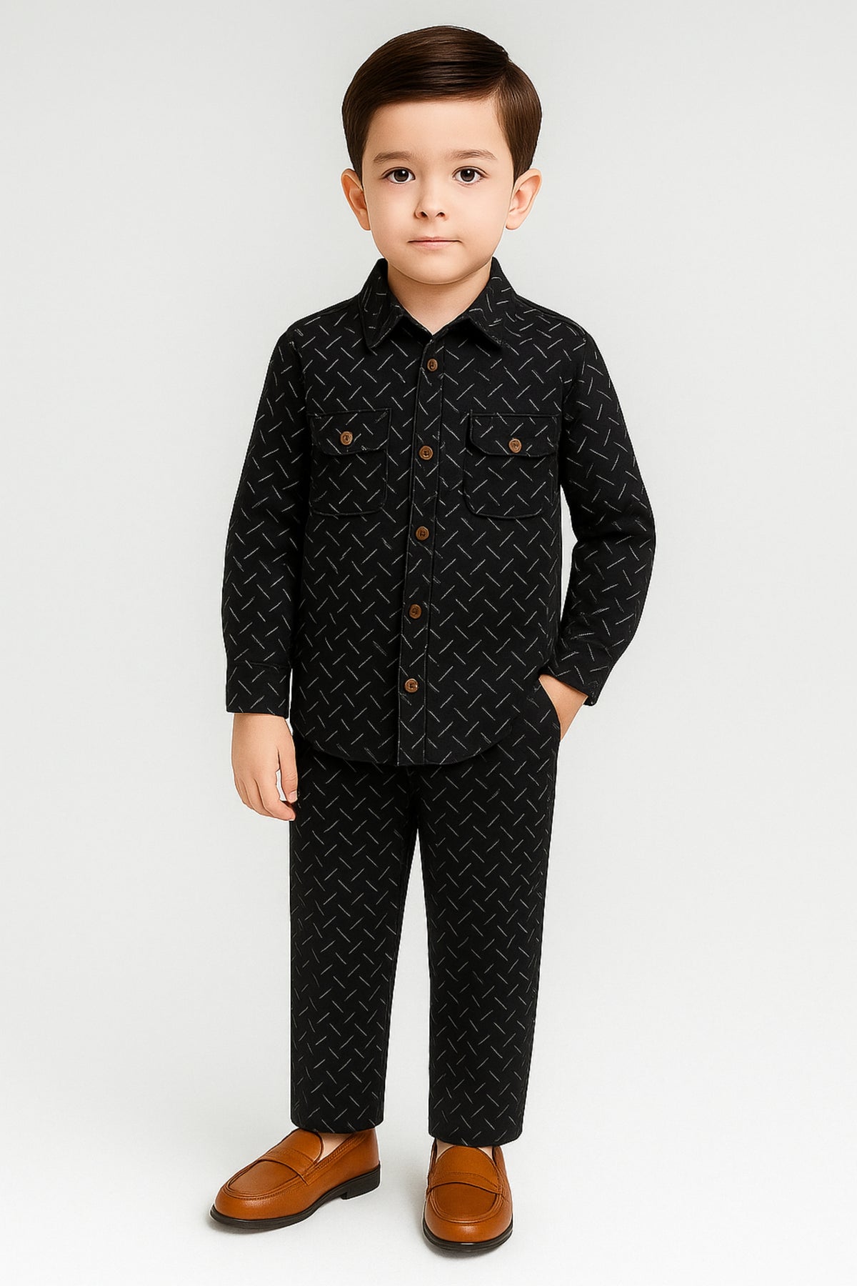 Black kids Set Two Pocket