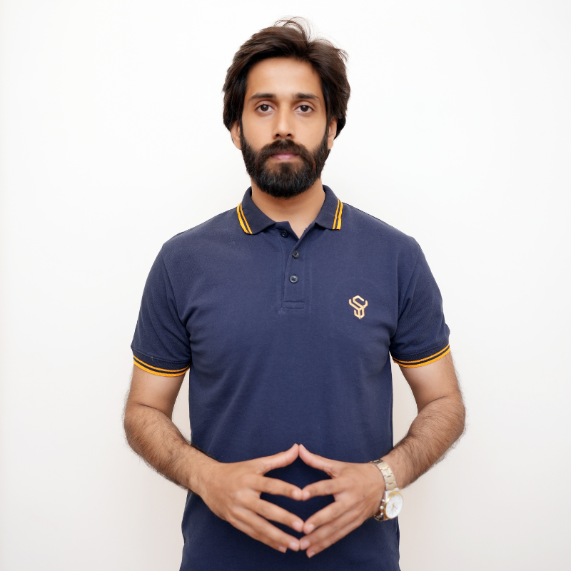 Navy Pique Polo Shirt