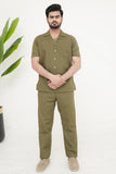Olive Cotton Co-ord Set