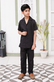 Black Thai Cotton Co-ords Set