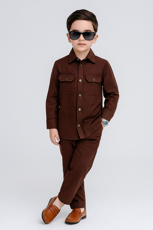 Brown Modern Suit