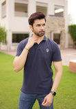 Navy Pique Polo Shirt