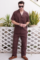 Brown Modern Co-ords Two Piece