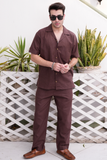 Brown Modern Co-ords Two Piece
