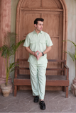Mint Modern Co-ords In Irish Linen