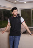 Black Grey Two Tone  Polo Shirt