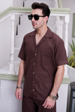 Brown Modern Co-ords Two Piece