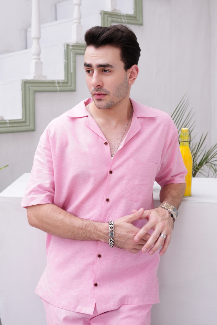 Carnation Pink Modern Co-ords