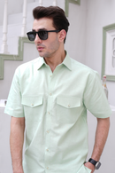 Mint Modern Co-ords In Irish Linen