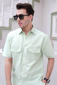 Mint Modern Co-ords In Irish Linen