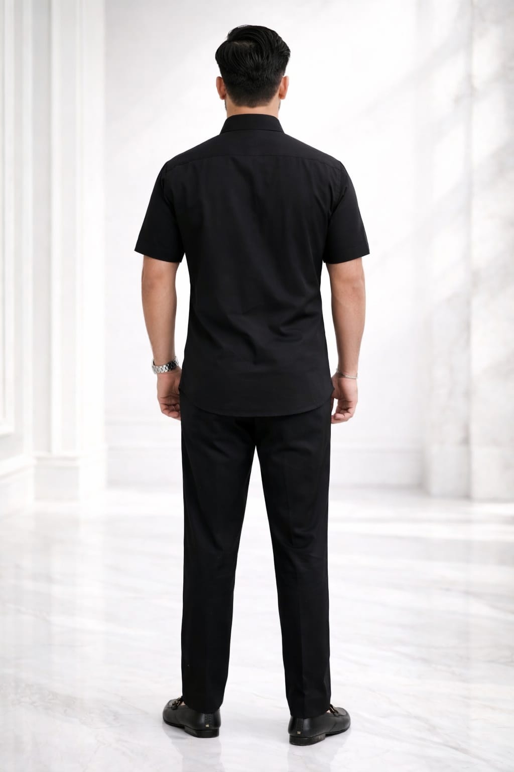 Black Premium Cotton Co-ord Set