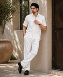 White Luxuries Cotton Co-ord Set