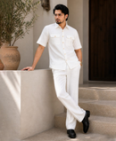 White Luxuries Cotton Co-ord Set