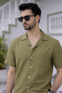 Olive Cotton Co-ord Set