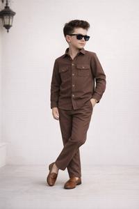 Brown Modern Suit