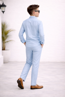 Sky Blue Modern Suit