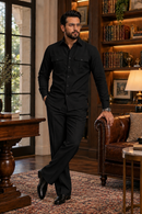 Black full sleeve Men Co-ords set RR