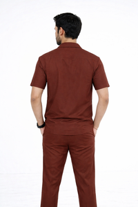 Premium Brown Soft Cotton Co-ord Set