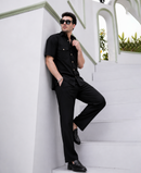 Black Premium Cotton Co-ord Set
