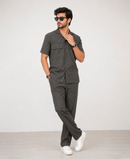 Black Texture Luxury Summer Co-ord Set