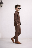 Brown Modern Suit