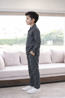 Grey Floral Kids Co-ord